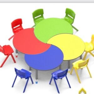 Circle Collab Table-Large (Wooden)