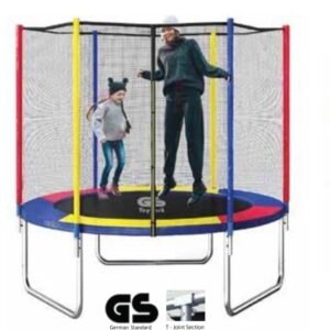 6FT. Rainbow Premium Enclosed Trampoline